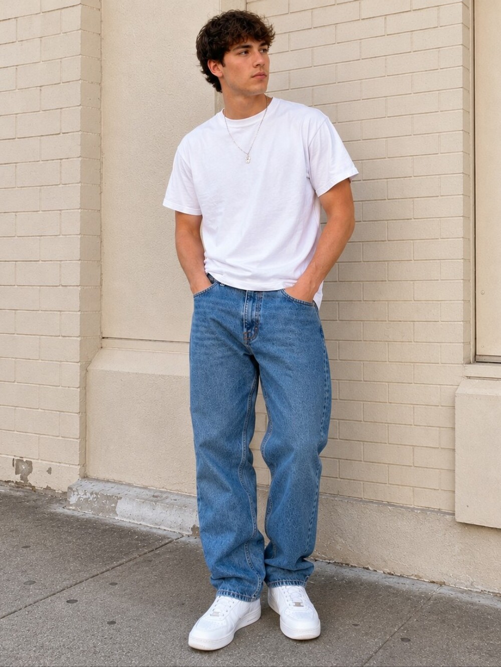 Levi's 550 Relaxed Fit Jeans 34x30 Medium Wash Straight Leg Denim